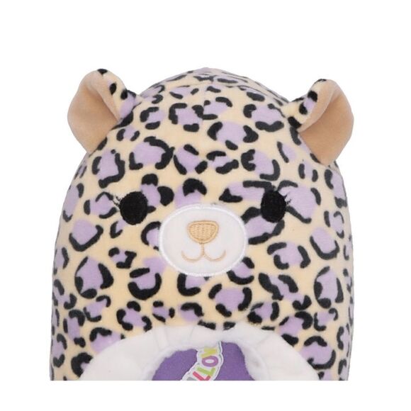 Kids Squishmallow Cheetah Leopard Slippers Size 4 New - Picture 4 of 7